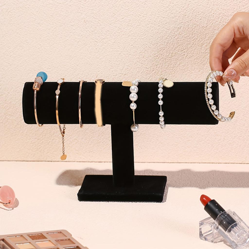 1pc T-shaped Bracelet Stand, Bracelet and Necklace Display Stand, Watch Storage Stand, Desktop Vertical Jewelry Stand