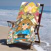 1pc Game Zelda Beach Towel, Beach and Seaside Swimming Pool Equipment, Fashion Pattern, Rectangular, Travel Essentials