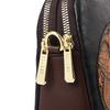 Women's Embossed Elephant Design Crossbody Bag Vintage Leather Shoulder Bag for Daily Use