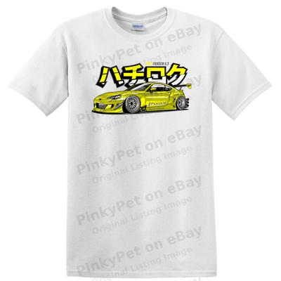 JDM Auto Kunst T-shirt Grafisch Raceauto Ontwerp Tee voor Auto Liefhebbers