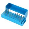 Set di 30 frese diamantate dentali con portamanico in alluminio, trapano ad alta velocità per dentista, disinfezione in autoclave
