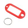 50Pcs Random Color Key Tags Id Label Name Tags Plastic Prevent Missing Key Identifiers Luggage Bag Accessories