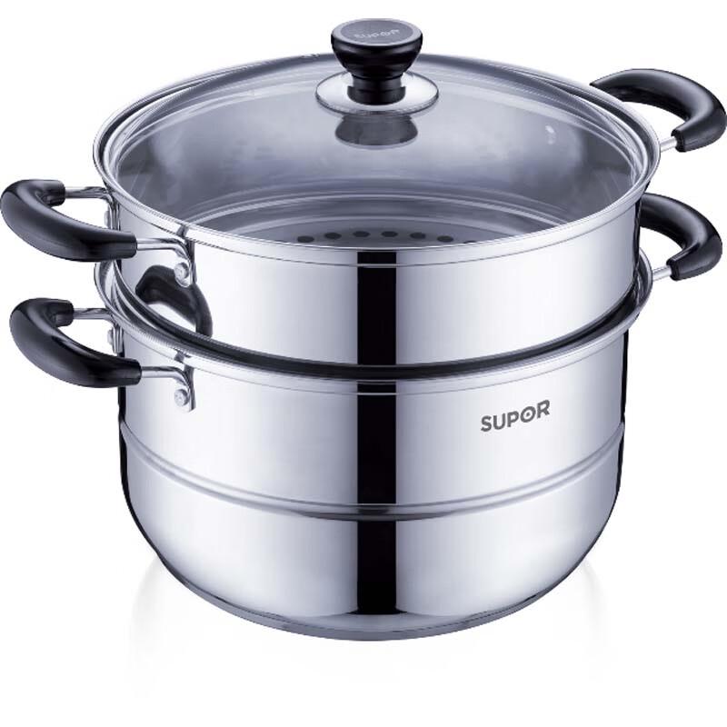 Supor 304 Stainless Steel 2-Layer Steamer Pot