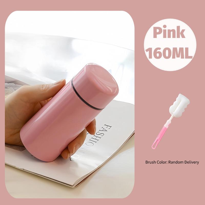 160ml Portable Mini Pocket Cup 304 Stainless Steel Thermo Water Bottle Thermos Coffee Bottle Vacuum Flasks Keep Cold and Hot