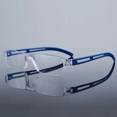 Frameless Presbyopic Glasses  Ultralight Anti Blue Light Reading Eyewear Women High-definition Fashion Reading Glasses