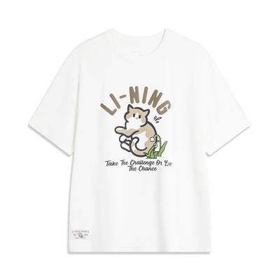 Cool Tea T-Shirt Quick-Dry Cool Casual Sports Top Letter Print Round Neck Loose Short Sleeve Drop Shoulder T-Shirt Women Tops AHSU750-3