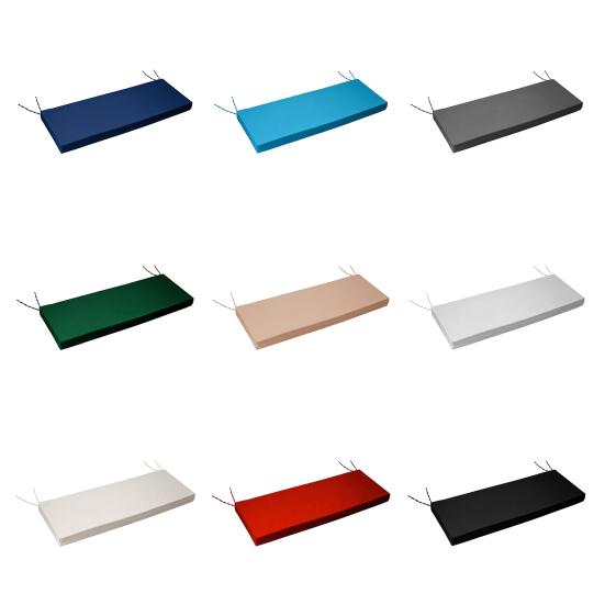 Outdoor Bench Cushion Waterproof Patio Furniture Cushion Non-Slip Bench Pad Cushion with Removable Cover for Porch Settee Garden Swing