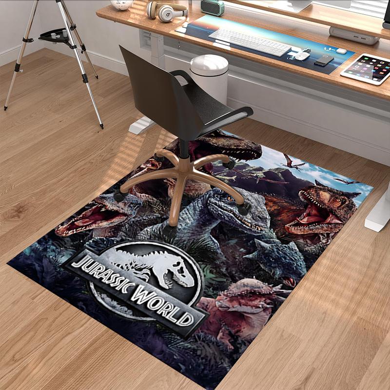 Jurassic World Dinosaurs Carpet For Playroom Bedroom Living Room Sofa Home Decor Kids Game Area Rug Nonslip Floor Mat