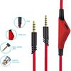 Audio Earphone Cable Volume Control Wear-resistant Gaming Headset Wire For Astro A10 A40 A30