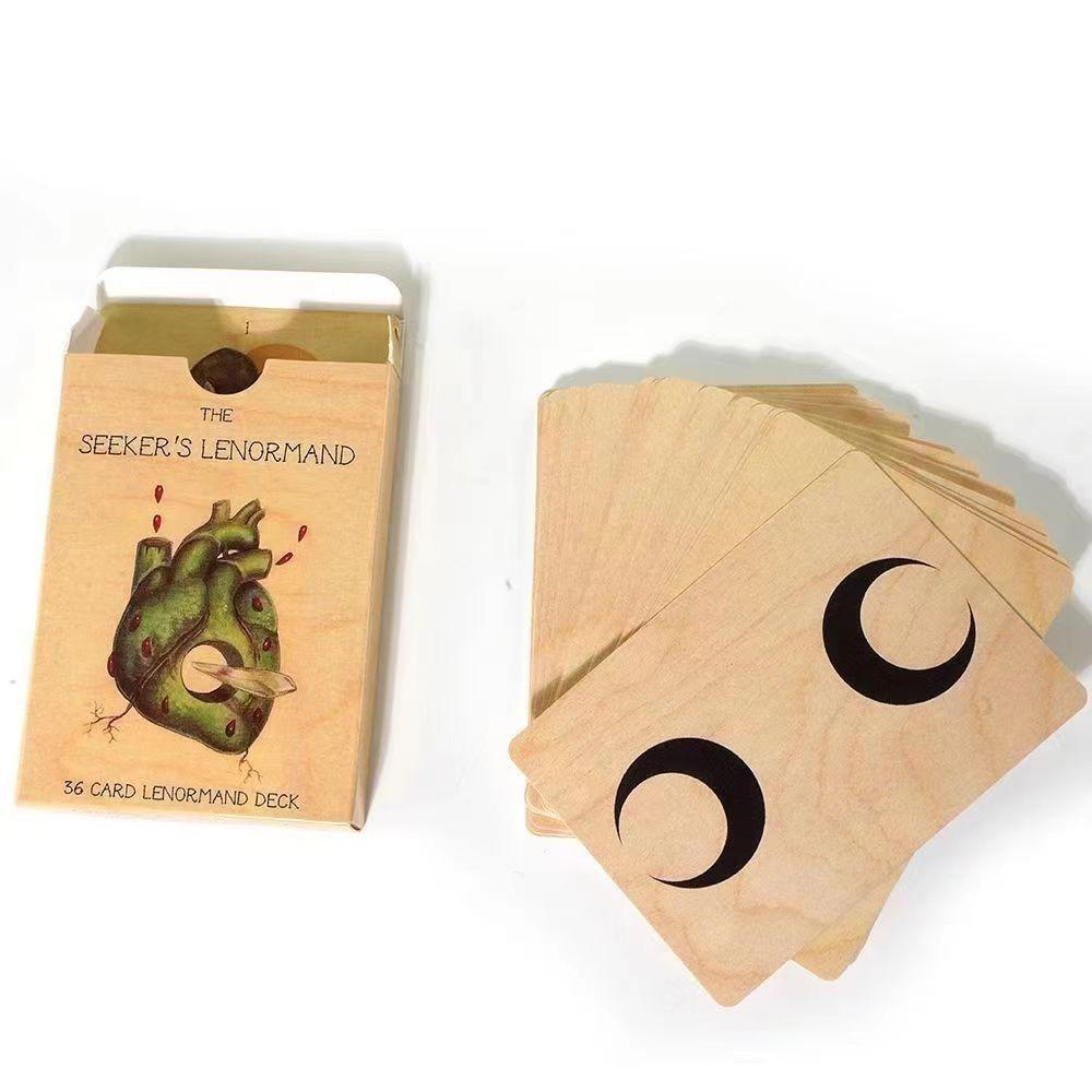 The Seeker's Lenormand Deck 36 ks jednoduchých předmětů s víceúčelovou symbolikou 9,4 * 6,6 cm