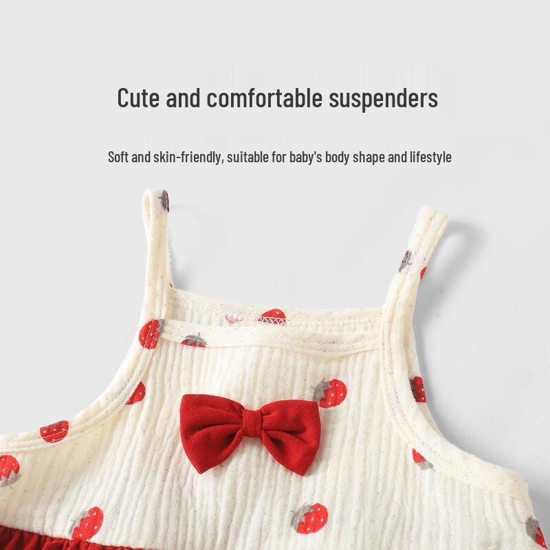 Baby Girl Summer Strap Bodysuit