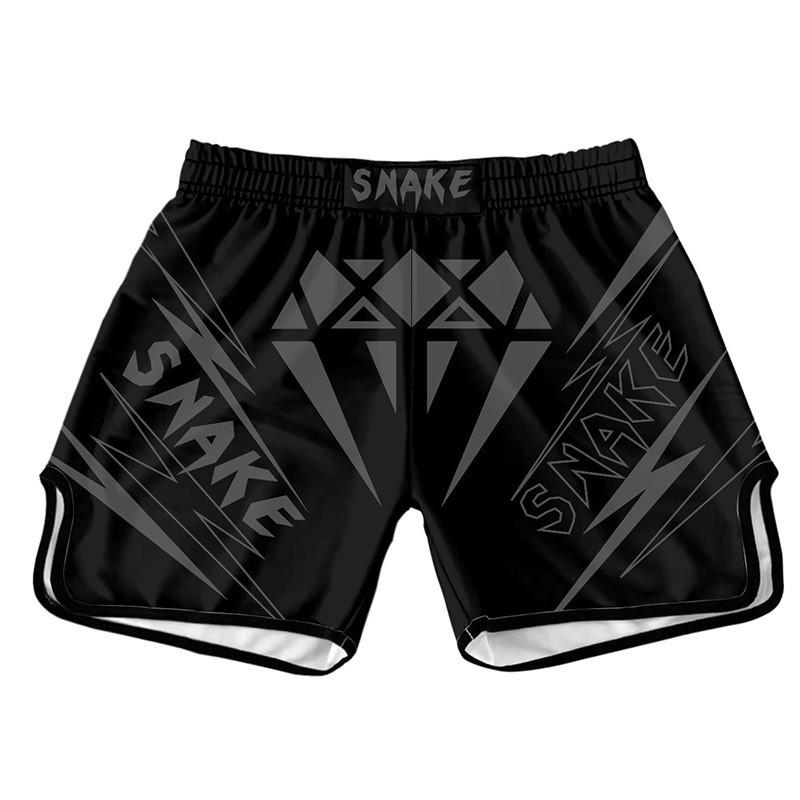 Shorts d'entraînement MMA Boxe Muay Thai Hommes Femmes Léger Séchage Rapide Pantalon de Combat Sportif