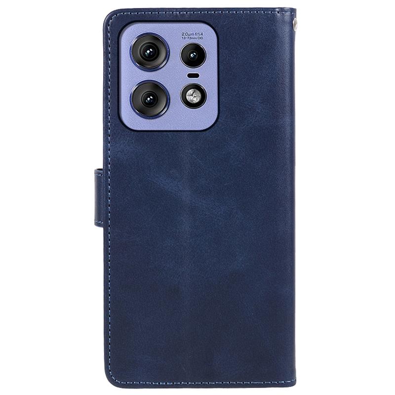 Shockproof Cover for Motorola Edge 50 Pro 5G Case Magnetic Calf Texture Wallet Phone Shell