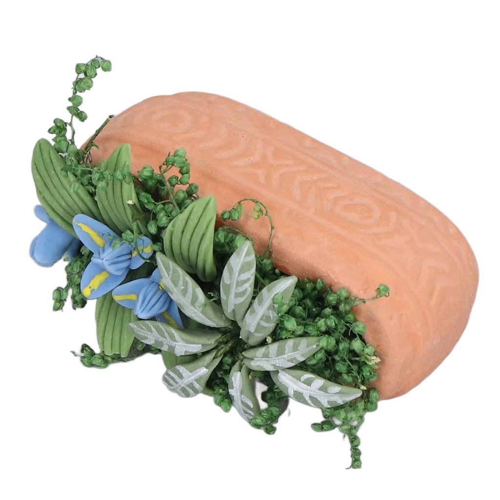 Puppenhaus Mini Blumen Garten DIY Miniatur Mini Puppenhaus Grünzeug Zubehör Geschenk für Jungen Mädchen