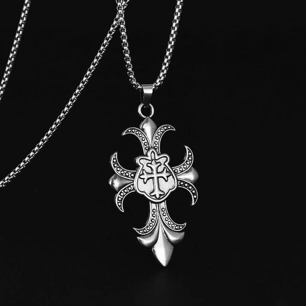 Eagle Wing Pendant Necklace, Men's Punk Streetwear Fashion Jewelry