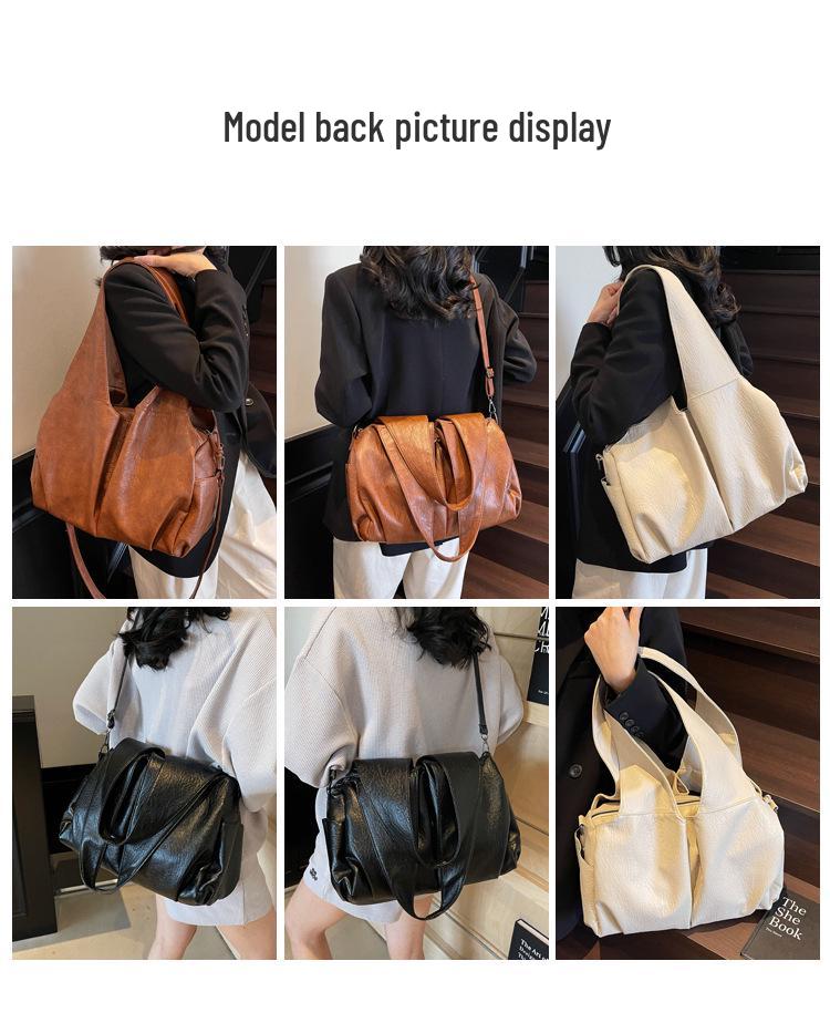 2023 Spring Retro Large Capacity Crossbody Tote for Women