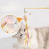 Cat Interactive Toy Funny Cat Claw Teasing Stick Kitten Teasing Stick Bite Resistant Sound Toy Cat Supplies