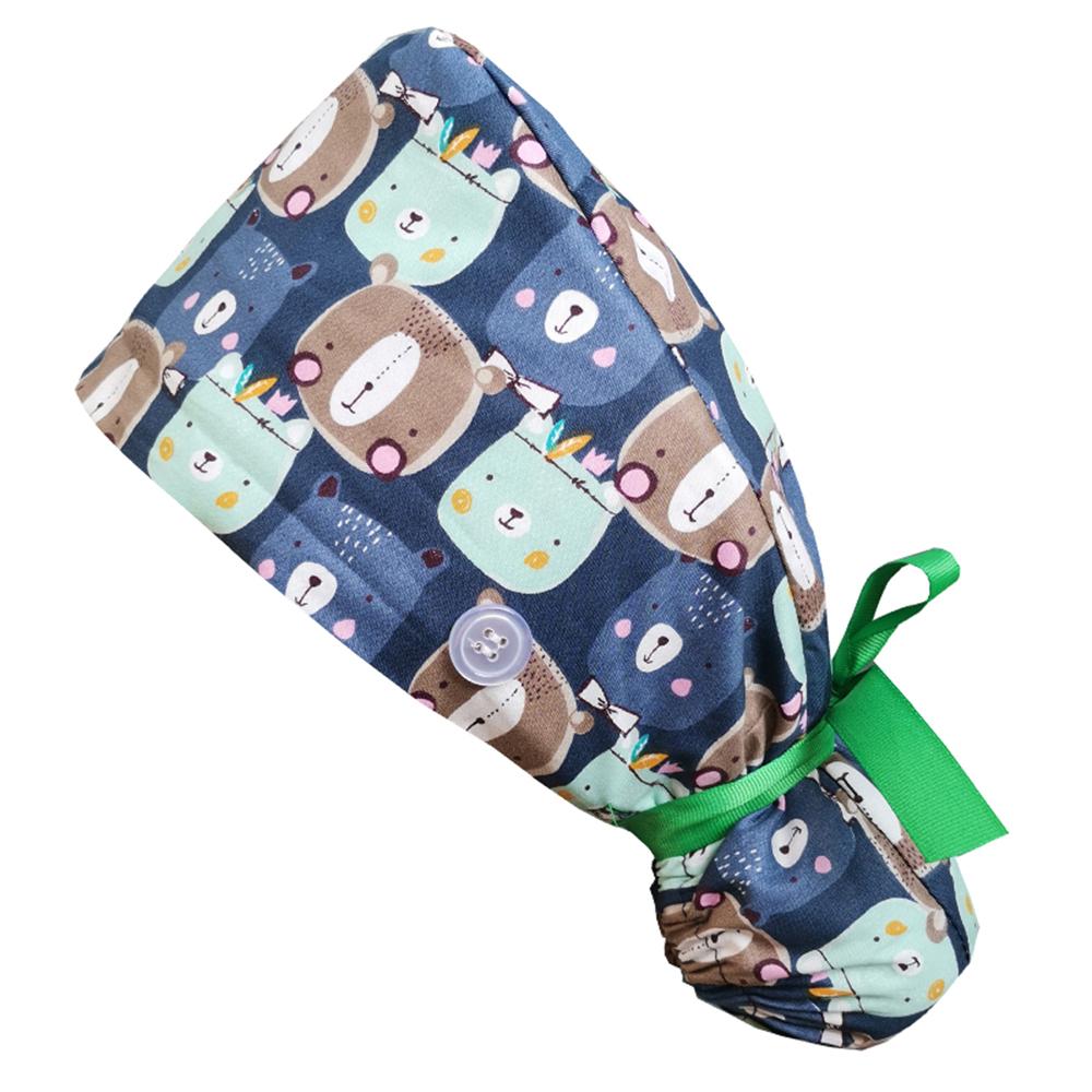 

& Мужские шапки с завязками сзади, регулируемая фиксатор для хвоста, рабочая шапка с пуговицами, рабочая шапка, длинная шапка для волос 16