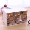 1 Pcs New Creative Plastic Transparent Jewelry Storage Box Nine Drawers Cosmetics Korean Fashion Dustproof Sorting Box