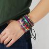 12Pcs Handmade Woven Bracelets Accessory Colorful Braided Bracelet Unique Wrist Chain for Layering or Single Wear