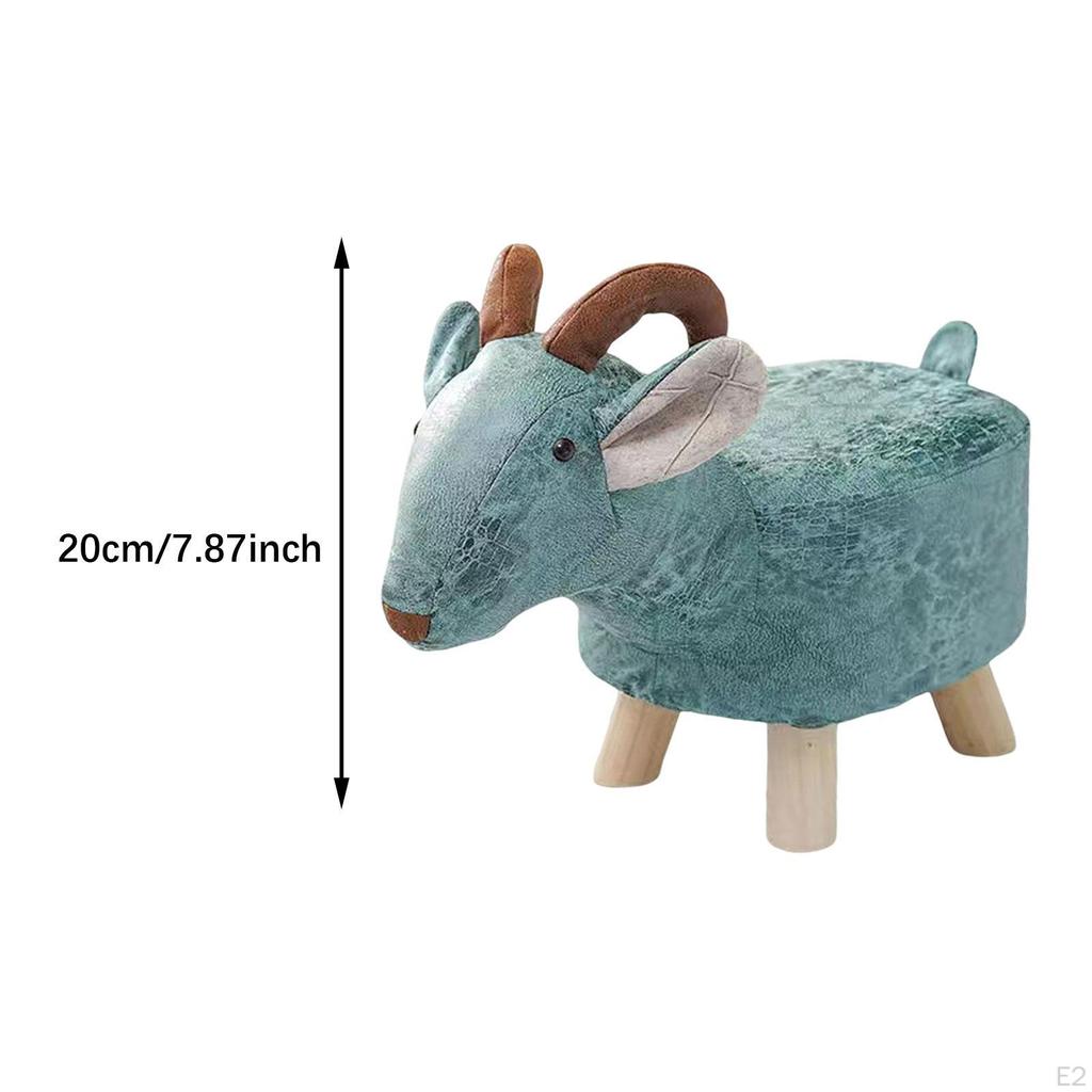 Taburet pentru picioare Rezinet pentru picioare Desene animat Creativ Scaun pentru schimbarea pantofilor Scaun puf pentru