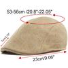 Kappe Frühling Sommer Vintage Schirmmütze Barett Luftdurchlässig Efeu Neueste Jungenmütze Damen Modekappe Geeignet Für Kleines Schlankes Gesicht Herren Leinen Flach