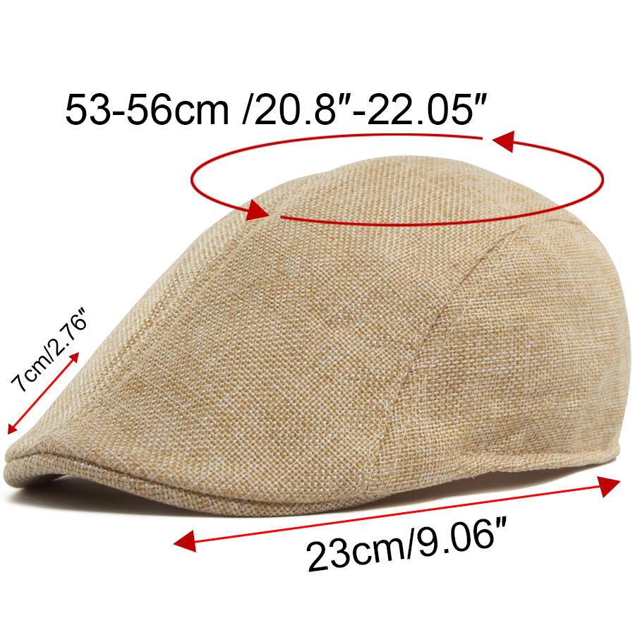 Kappe Frühling Sommer Vintage Schirmmütze Barett Luftdurchlässig Efeu Neueste Jungenmütze Damen Modekappe Geeignet Für Kleines Schlankes Gesicht Herren Leinen Flach