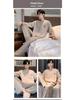 High-Quality Men's Korean-Style Loose Long-Sleeve Pajamas for Spring/Autumn – Casual, Versatile Homewear Set