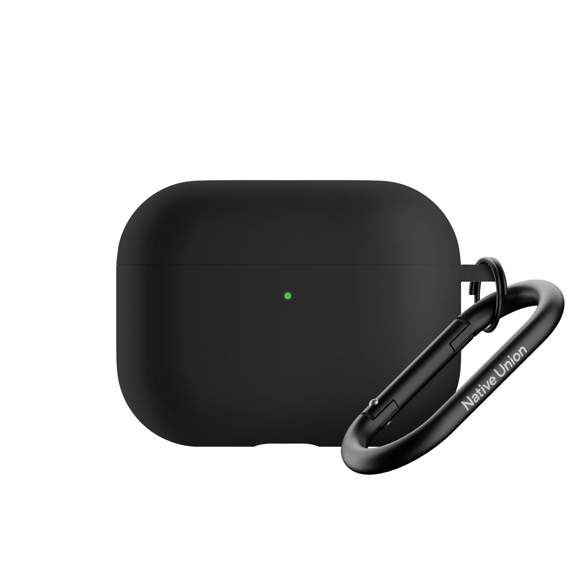 

Чохол Native Union Active для AirPods Pro 3 - з кліпсою для кріплення будь-де - Шовковисто-гладкий матовий силіконовий чохол (Чорний)