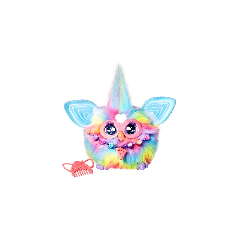 

Hasbro Furby Tye-Dye Interactive Toy with 15 Fashion Accessories for Boys and Girls Ages 6 and Up