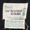Sears 70s 80s vintage Stainless collar coat gray Men's Used