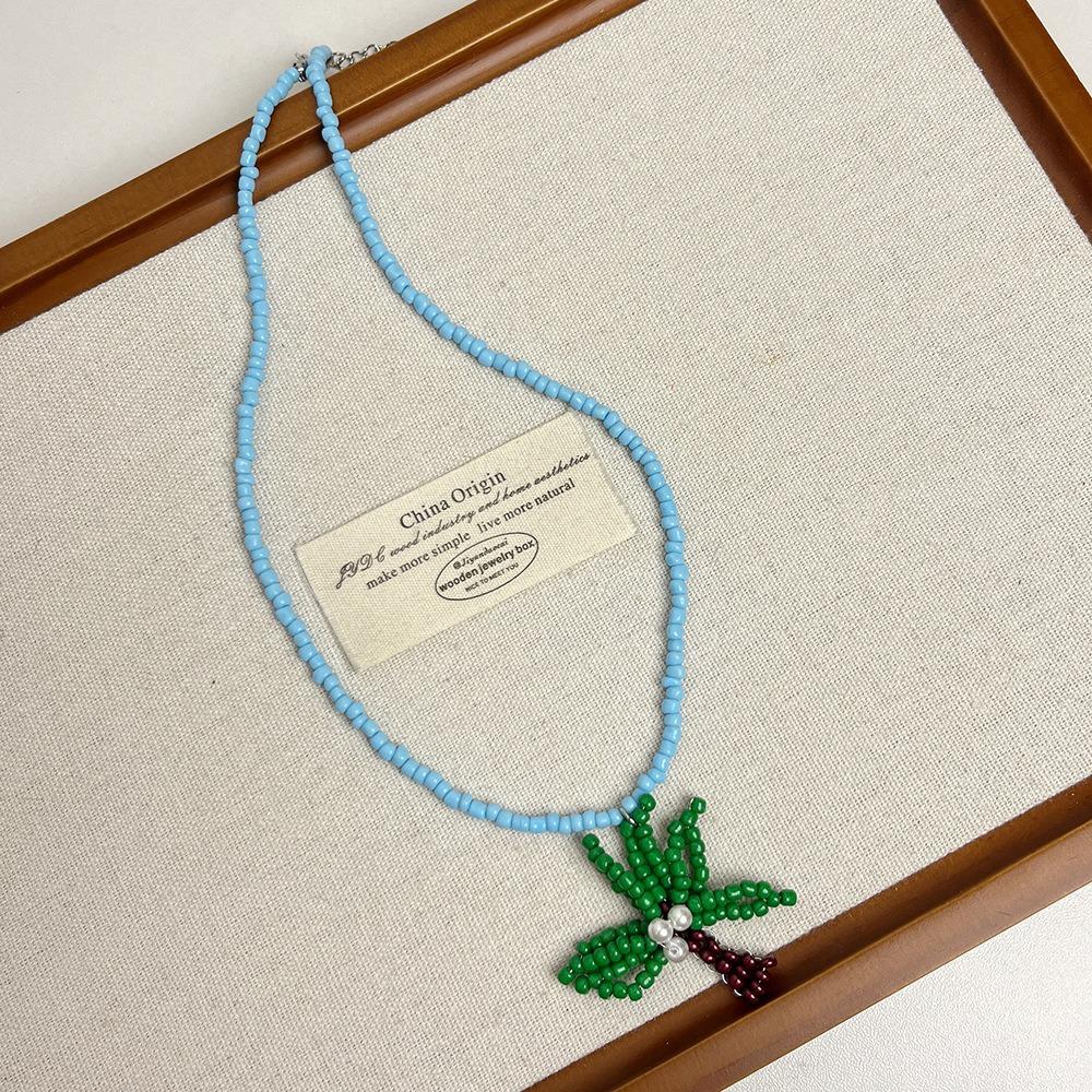 Jewelry Shell Beads Necklace Colorful Seaside Vacation Choker Trendy Bohemia Beads Necklace  Girls