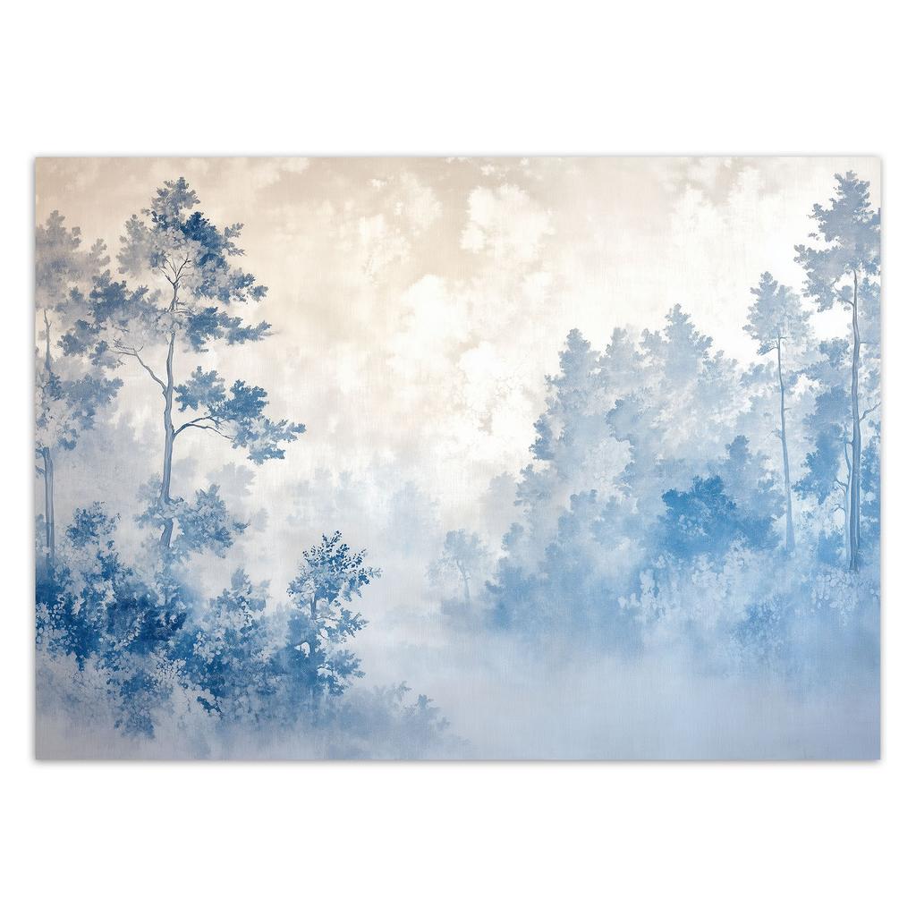 Wallpaper Forest Morning Mist Nature