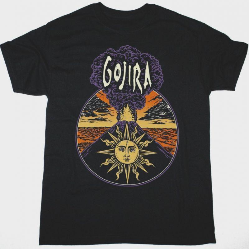 GOJIRA MAGMA SUN НОВЫЙ ЧЕРНЫЙ Унисекс Футболка S