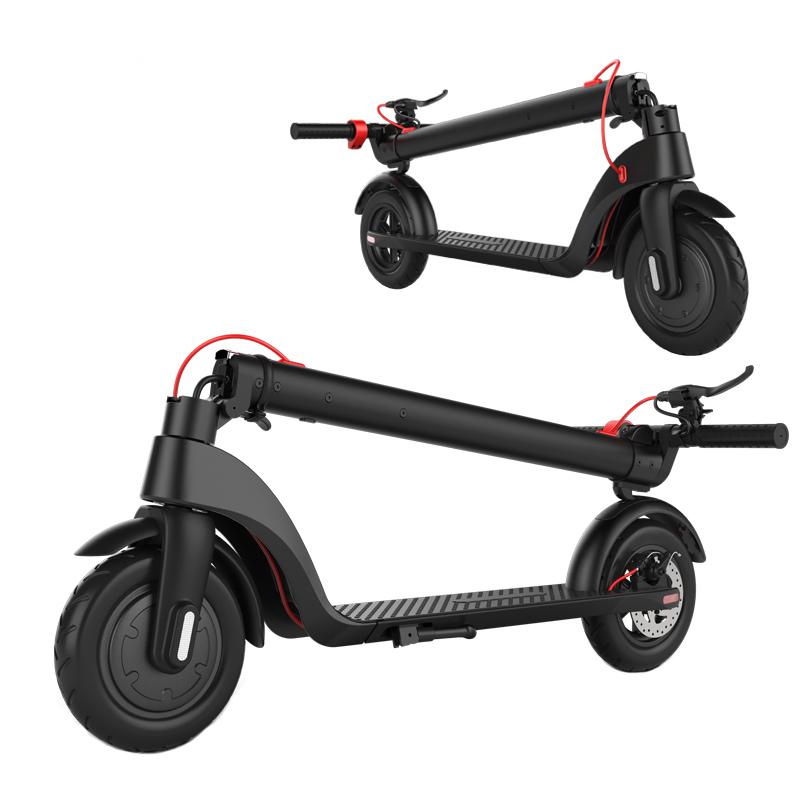 Alnsoor X7 Road Folding EScooter For Adult 36V5AH Battery 350W Motor 10 Inch Silent Tires City Outdoor Electic Bicycle