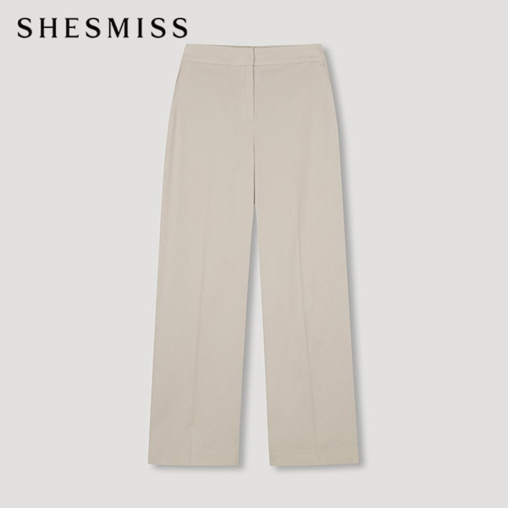 

She S miSS Solid looSe Fit pantS SwSSln22040 Be beige/44