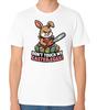 Don’t Touch My Easter Eggs Funny Bunny Unisex T-Shirt Cute Holiday Tee