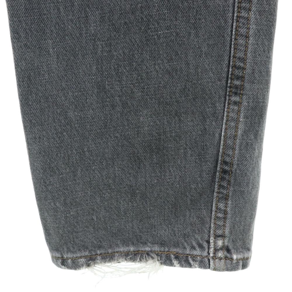 Levi's 90s 501 USA Made Piece Dyed Black Straight Denim Pants Button Fly Men's Used