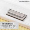 Minimalist Nordic Brushed Handle for Cabinet, Wardrobe, and Drawer