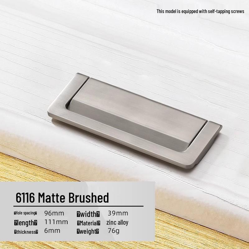 Minimalist Nordic Brushed Handle for Cabinet, Wardrobe, and Drawer
