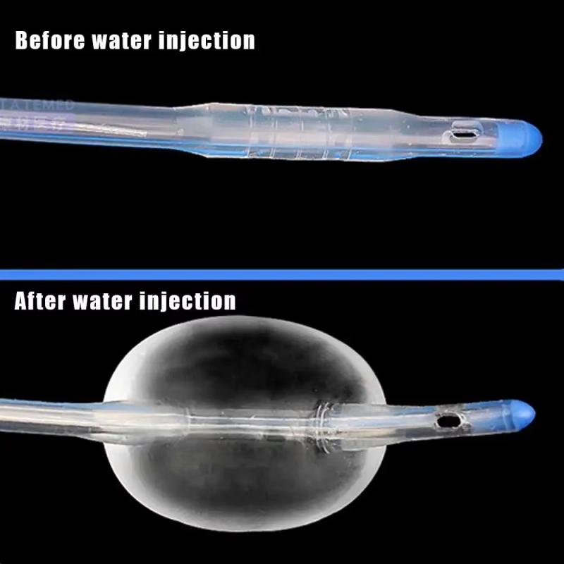 1 Pezzo 2 Vie 3 Vie Cateteri Urinari Monouso Medici in Silicone Catetere di Foley Tubo di Lavaggio Materiali di Consumo per Insegnamento