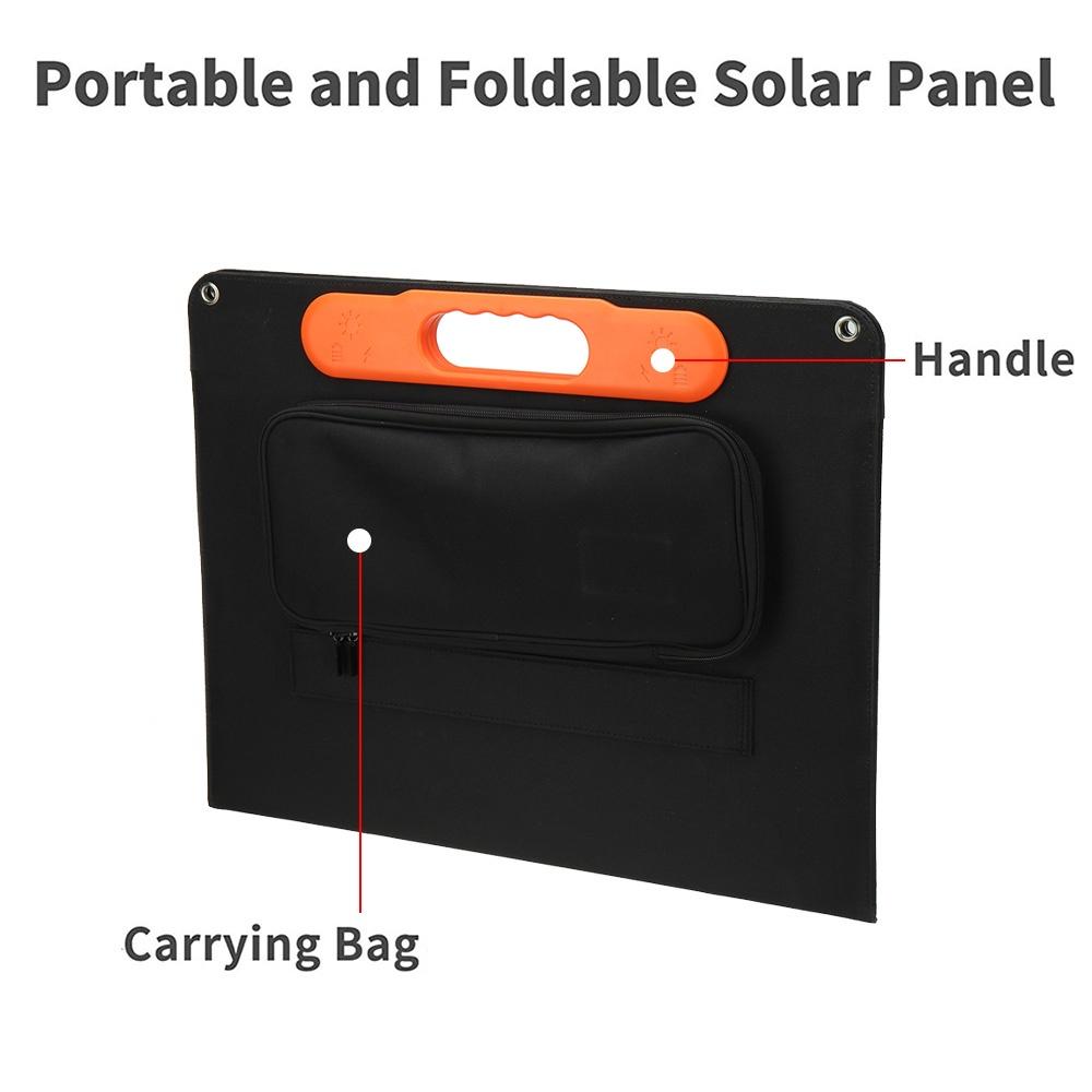 300W Tragbares Solarpanel Dual-USB Faltbar Outdoor Faltbare Solarzellen Strom Akku Ladegerät für Wohnmobil Telefon Auto Camping