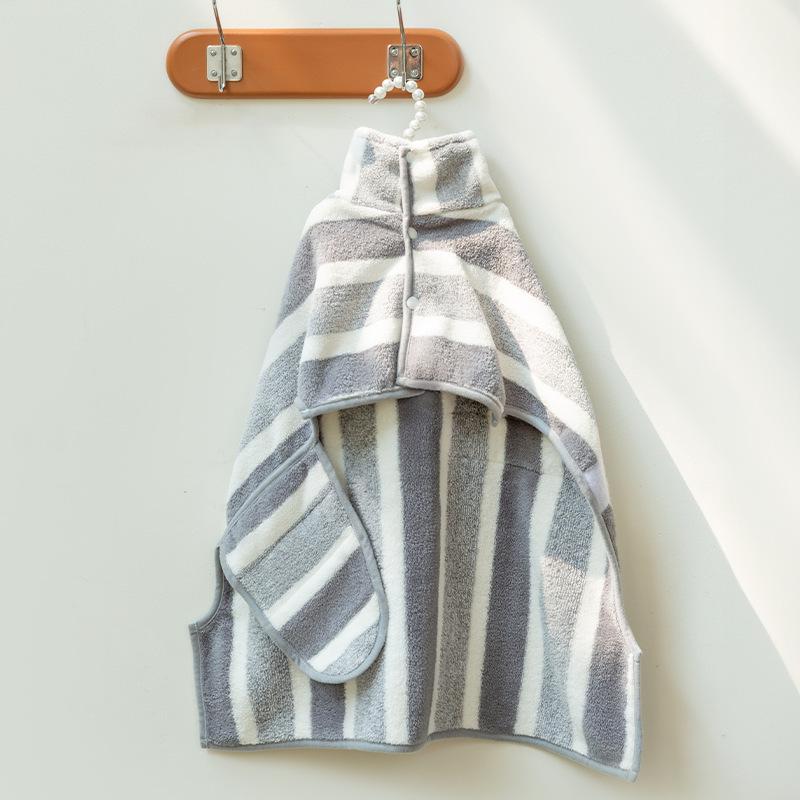 Extra Large Quick-Dry Absorbent Dog Bathrobe for Golden Retrievers and Shiba Inus