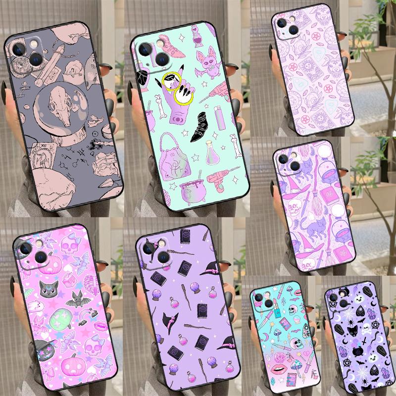 Pastel Goth Witchy For Huawei Nova 7i 8i 11i 12i Y73 Y72 Y61 Y91 Y90 Y70 Y60 9 10 SE 11 Pro P30 P40 Lite Case