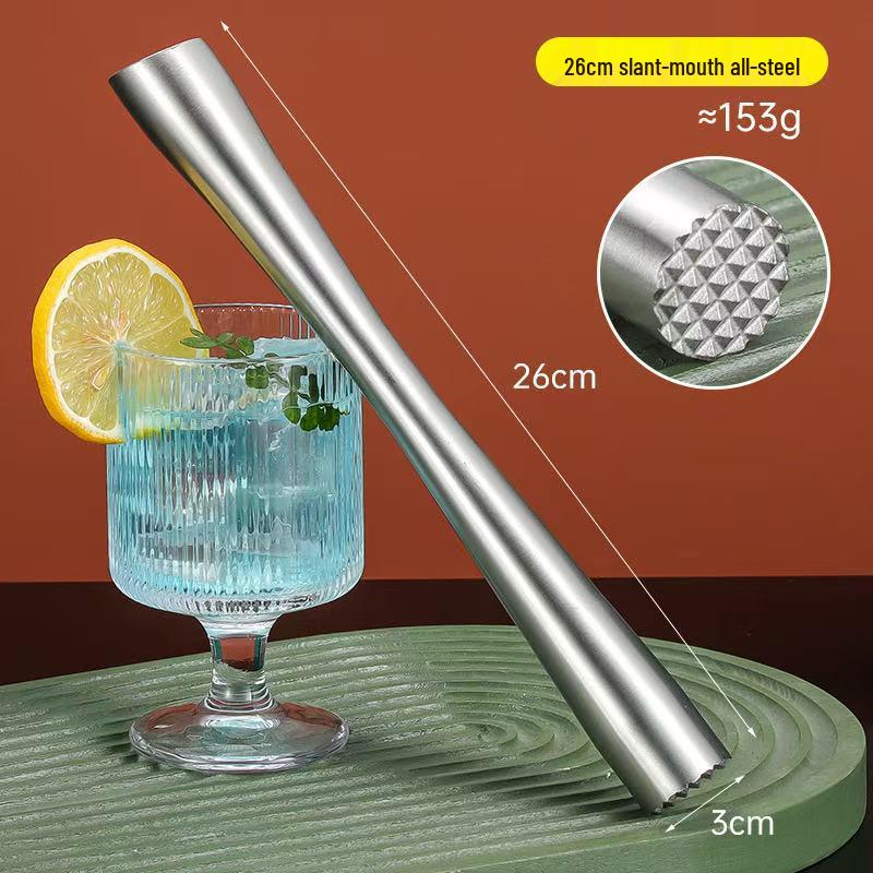 Stal nierdzewna Kruszarka do lodu i wyciskarka w formie pałeczki do koktajli