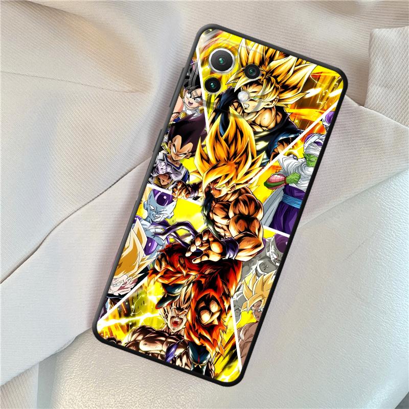 Dragon Ball Anime Goku Black Soft Phone Cover Case for Xiaomi Mi 12X 11 12 13 Lite 10T 11T 12T Pro 13 14 15 Pro