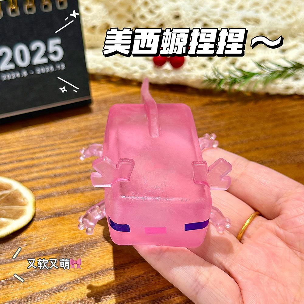 

Random Colornew Axolotl Squeeze Toys Relieve Stress And Release Emotions Fidget Sensory Squeeze Toys Creative (As shown-23530)-
