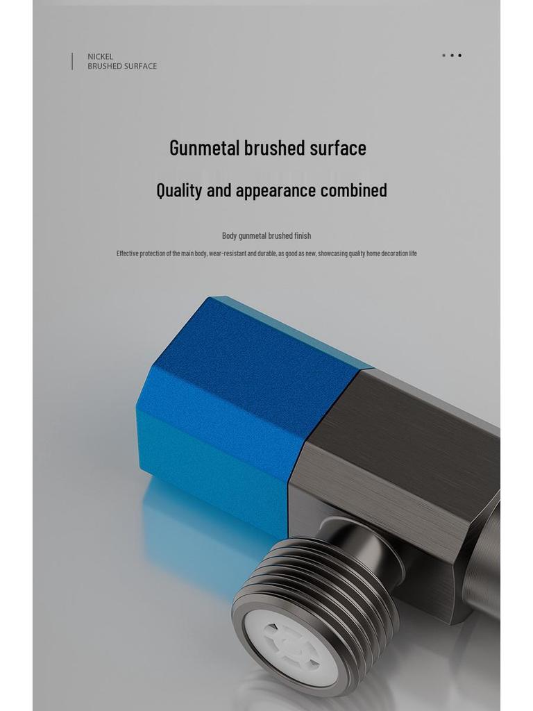 Stainless Steel High-Flow Submersible Angle Valve - Hot/Cold Universal Ball Stop Valve for Boats and Homes