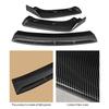 BKPTT1 Car High Quality Accessories For Cadillac CT6 2016-2018 Front Bumper Lip Body Kit Chin Spoiler Diffuser Guard Carbon Fiber ABS