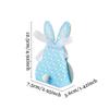 WTEMPO DIY Ribbon Bow Gift Boxes Cute Rabbit Design Easter Foldable Printed Paper Baskets Spring Party Wedding Birthday Festive Decor Treat Boxes